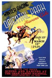 Afiche alusivo al Oriental Park Havana en Cuba