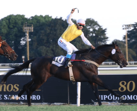 Catcho en Die (ARG) marcha invicto en tres salidas. Foto Cortesía de Clarin.com