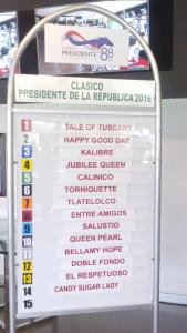 Son catorce los que pelearán el Presidente a 2,100 metros. Foto Cortesía de La Recta Final