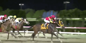 El Motivador (PUR) dominando en los metros finales de la Copa Gobernador.